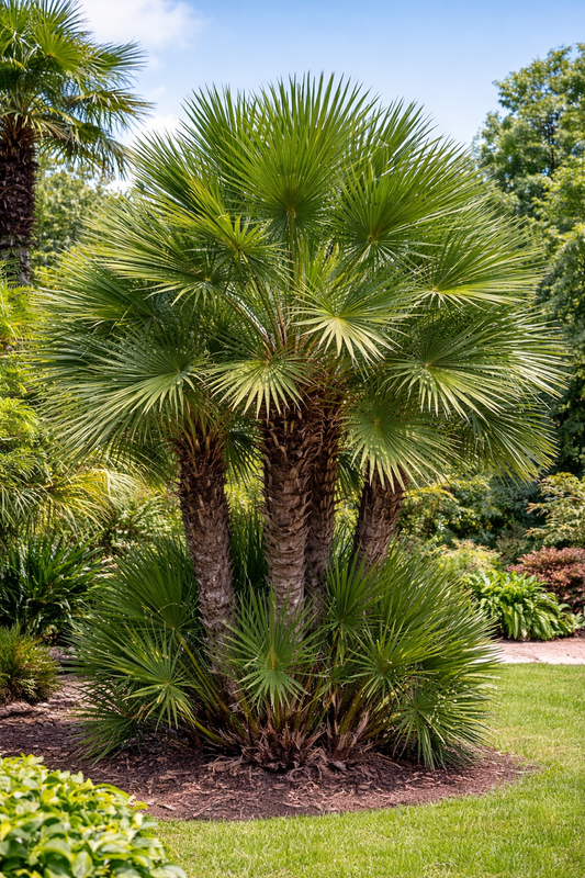 European Fan Palm (Cold-Hardy Potted)